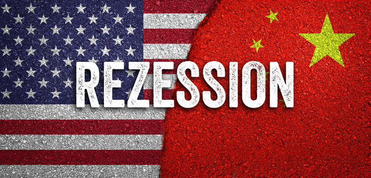 Rezession / Handelskrieg / USA  - China / Krise