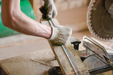 Joiner's tools. Measuring tool for the joiner. Wood processing.