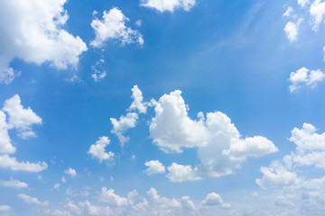 Blue sky natural background.