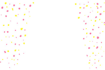 イラスト　キラキラ　水玉　ドット　