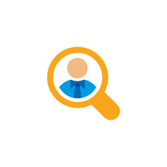Find Business People Logo Icon Design