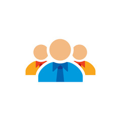 Group Business People Logo Icon Design