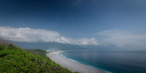 Beautiful coastline in the morning