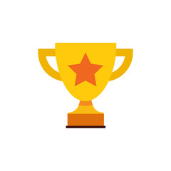 Trophy Business Strategy Logo Icon Design