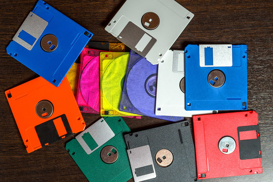 color floppy disks for computer