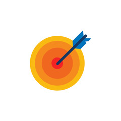 Target Business Strategy Logo Icon Design