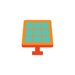 Solar Construction Logo Icon Design