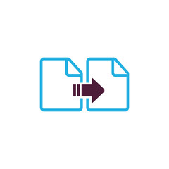 Transfer Database Logo Icon Design