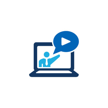 Video Education Logo Icon Design