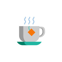 Tea Food And Cake Logo Icon Design