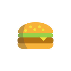 Burger Food And Cake Logo Icon Design