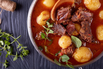 Beef Stew with tender cubes of meat