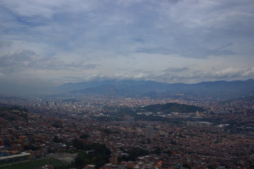 Fototapeta na wymiar Aerial view on bogota, colombia