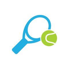 Tennis Sport Logo Icon Design