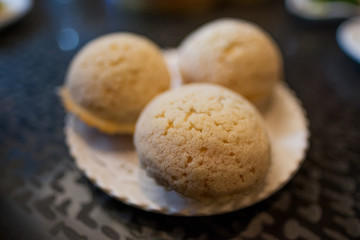 Asian baked bun - filled with pulled pork