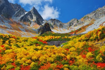 涸沢・穂高　秋景色