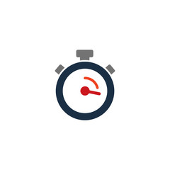 Stopwatch System Logo Icon Design