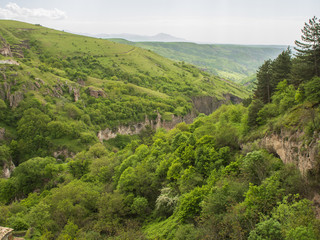 Fototapeta na wymiar Caves Village of Khndzoresk in the Syunik Province, Armenia 17