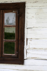stare okno stara chata