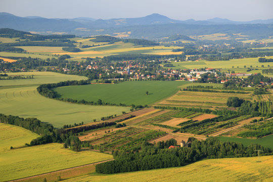Upper lusatia from the air