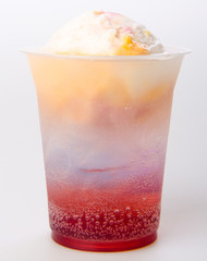 drinks with ice cream scoop