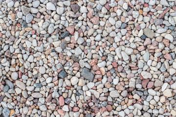 small smooth stones close-up