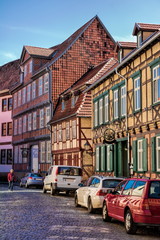 Fototapeta na wymiar Quedlinburg, Fachwerkstadt