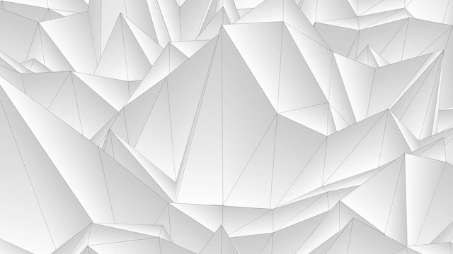 soft flow wave low white polygonal landscape seamless loop animation background new unique retro beautiful dynamic cool nice joyful video footage