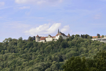 Fototapeta na wymiar Schloss Langenburg, Langenburg, Baden-Württemberg, Deutschland, Europa