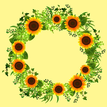 7 Best ひまわりフレーム Images Stock Photos Vectors Adobe Stock
