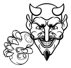 Devil Esports Sports Gamer Mascot