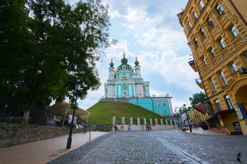 St. Andrew's Church, Kyiv, Ukraine.
