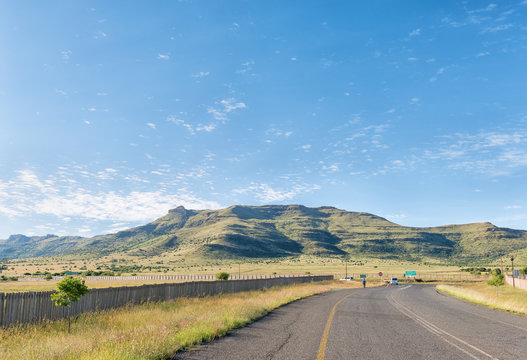 Thaba Nchu mountain next to N8-road at Thaba Nchu
