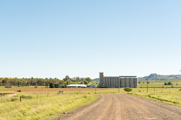 Fototapeta premium The silos at Marseilles in the Free State
