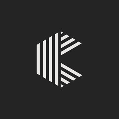 Vector Logo Letter K