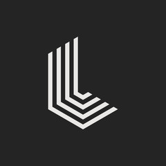 Vector Logo Letter L