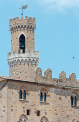 Fototapeta na wymiar Volterra Palazzo dei Priori, Tuscany, Italy