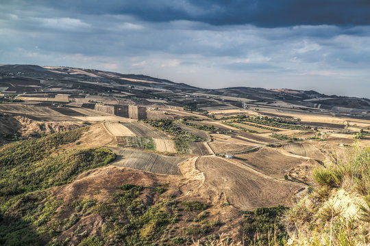 Panorama da Calitri Avellino Irpinia Italia