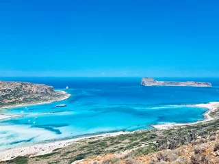 Foto op Plexiglas Blue water beach landscape © Valeria