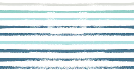 Seamless Vector Sailor Stripes Summer Pattern. Hand Painted Ink Lines. Funky Female Autumn Paintbrush Stripes Background. Fashion Textile Fabric Seamless Pattern. Trendy Funky Stripy Grunge Graffiti