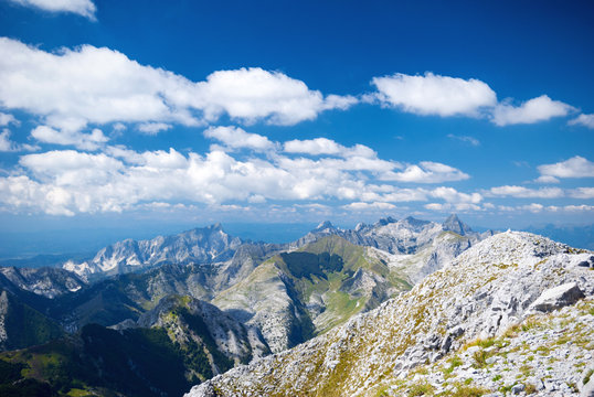 View Of The Apuan Alps