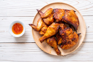 grilled and barbecue chicken