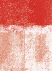 Rolled red paint background