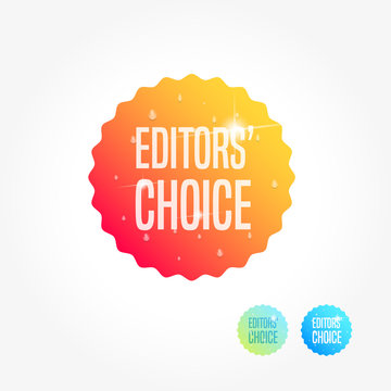 Editors Choice Commercial Shopping Label