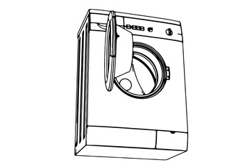 washing machine outline