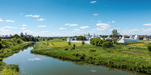 View of Pokrovsky Monastery in Suzdal, Russia