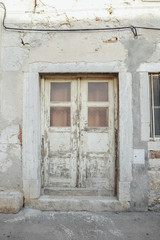 Fototapeta na wymiar Wooden Doors in Old Town