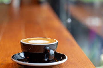 Backgrounds of Latte coffee.