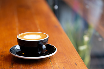 Backgrounds of Latte coffee.