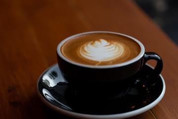 Backgrounds of Latte coffee.